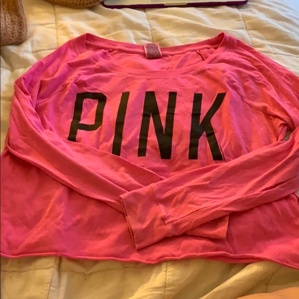 Pink crop top